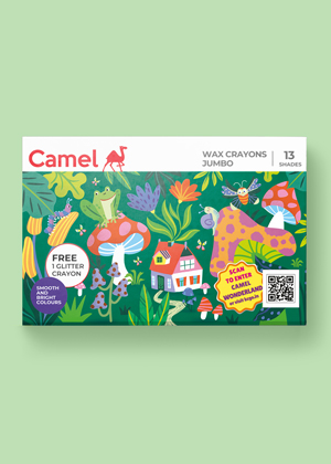 Packaging illustrations for Kokuyo Camlin